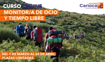 Convocado Curso Online de Monitor/a de Ocio y Tiempo Libre